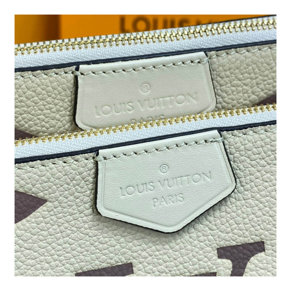 Wholesale Luxury Louis Vuitton Bicolor Multi Pochette Accessoires Beige - Image 8