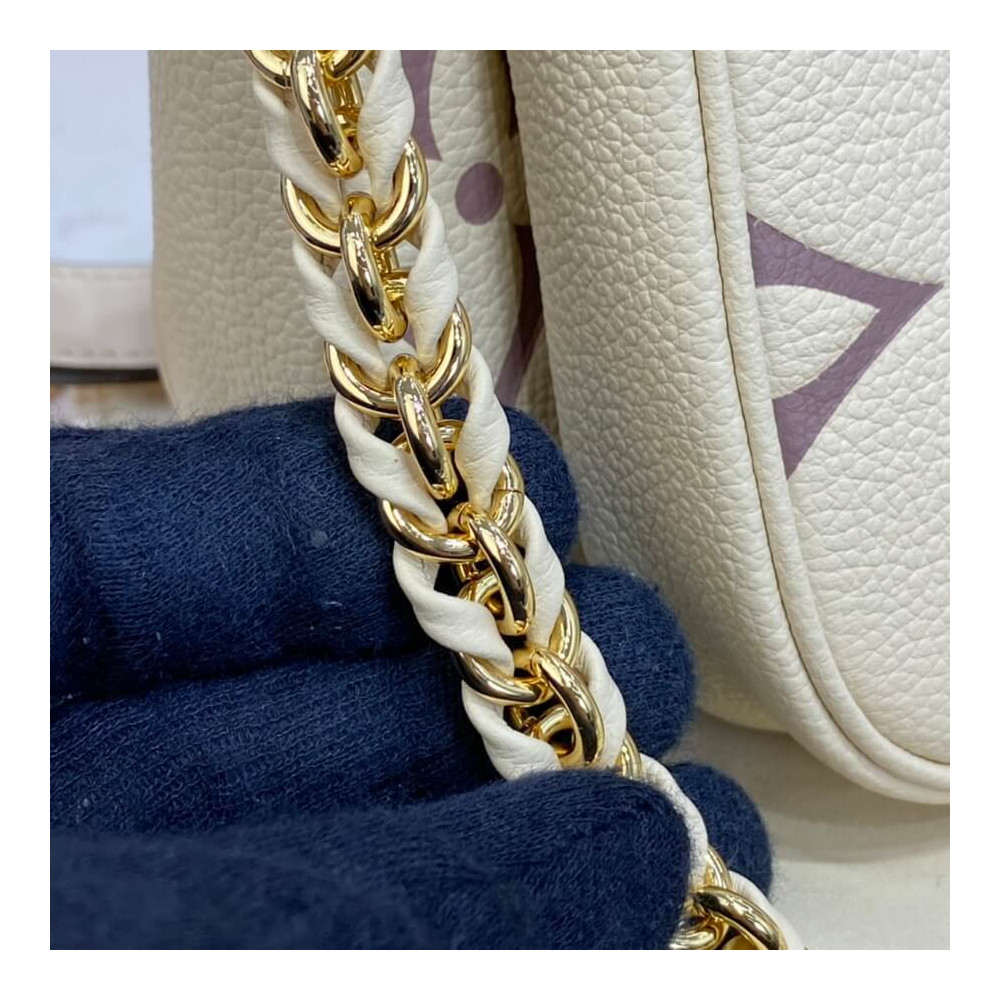 Wholesale Luxury Louis Vuitton Bicolor Multi Pochette Accessoires Beige - Image 9
