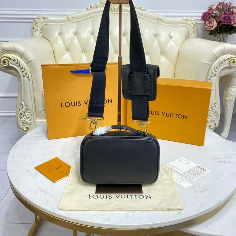Wholesale Luxury Louis Vuitton Calfskin Leather Utility Crossbody M80450 - Image 11