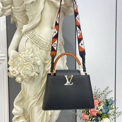 Alternative view of Wholesale Luxury Louis Vuitton Capucines Mm M59020 Noir/Rouge