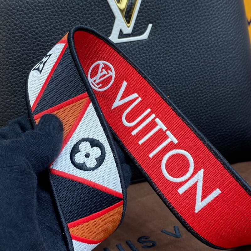 Wholesale Luxury Louis Vuitton Capucines Mm M59020 Noir/Rouge - Image 11
