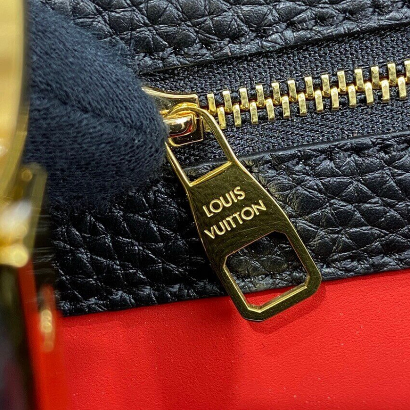 Wholesale Luxury Louis Vuitton Capucines Mm M59020 Noir/Rouge - Image 16