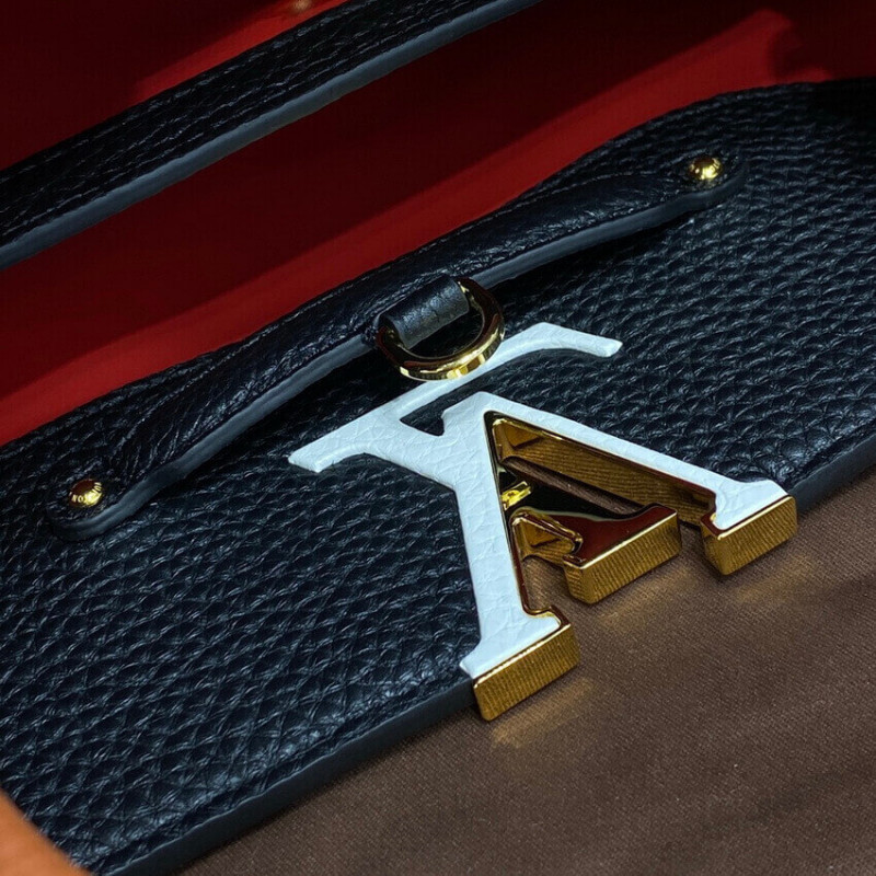 Wholesale Luxury Louis Vuitton Capucines Mm M59020 Noir/Rouge - Image 17