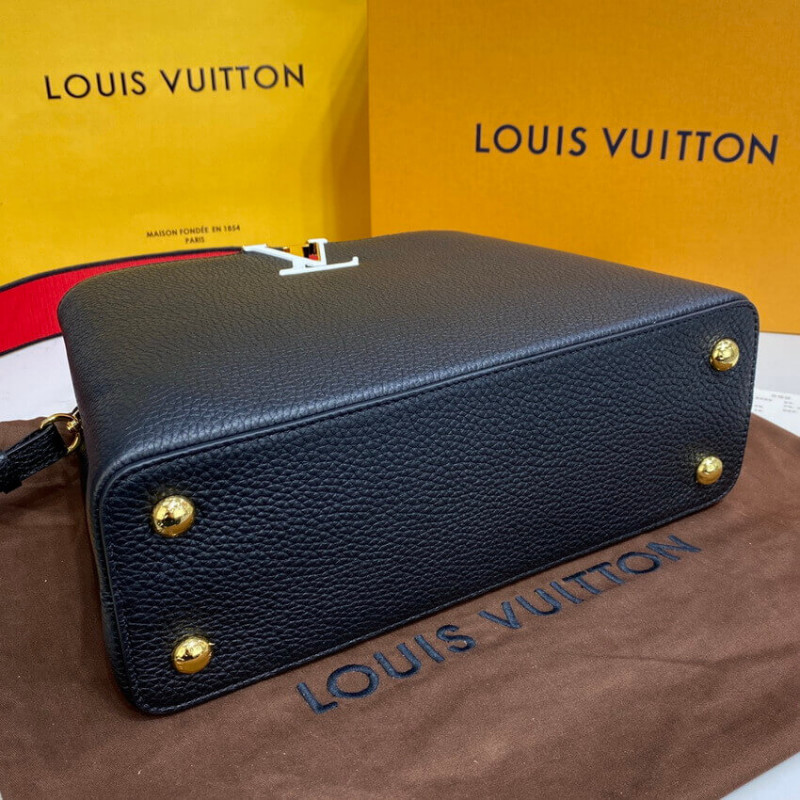 Wholesale Luxury Louis Vuitton Capucines Mm M59020 Noir/Rouge - Image 6