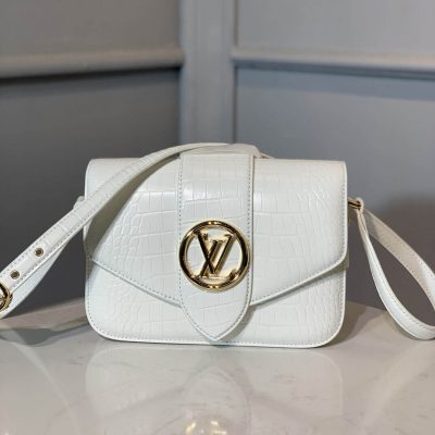 Alternative view of Wholesale Luxury Louis Vuitton Crocodile Embossed Lv Pont 9 M55950