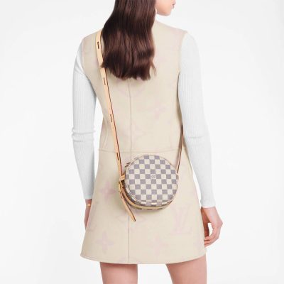Wholesale Luxury Louis Vuitton Damier Azur Boite Chapeau Souple Pm N40333