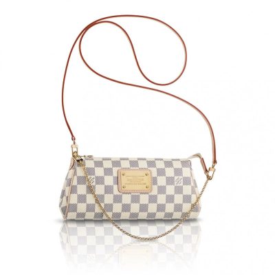 Wholesale Luxury Louis Vuitton Damier Azur Canvas Eva Clutch N55214
