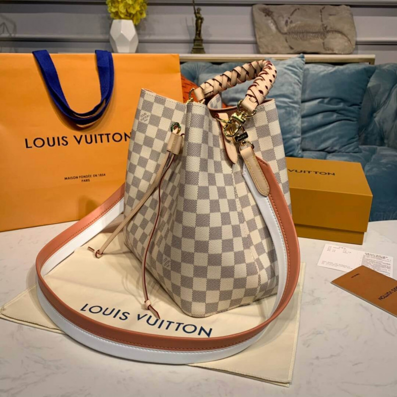 Wholesale Luxury Louis Vuitton Damier Azur Canvas Neonoe N40344 - Image 2