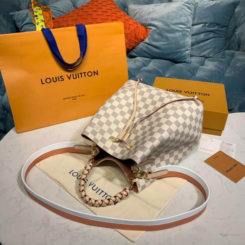 Wholesale Luxury Louis Vuitton Damier Azur Canvas Neonoe N40344 - Image 4