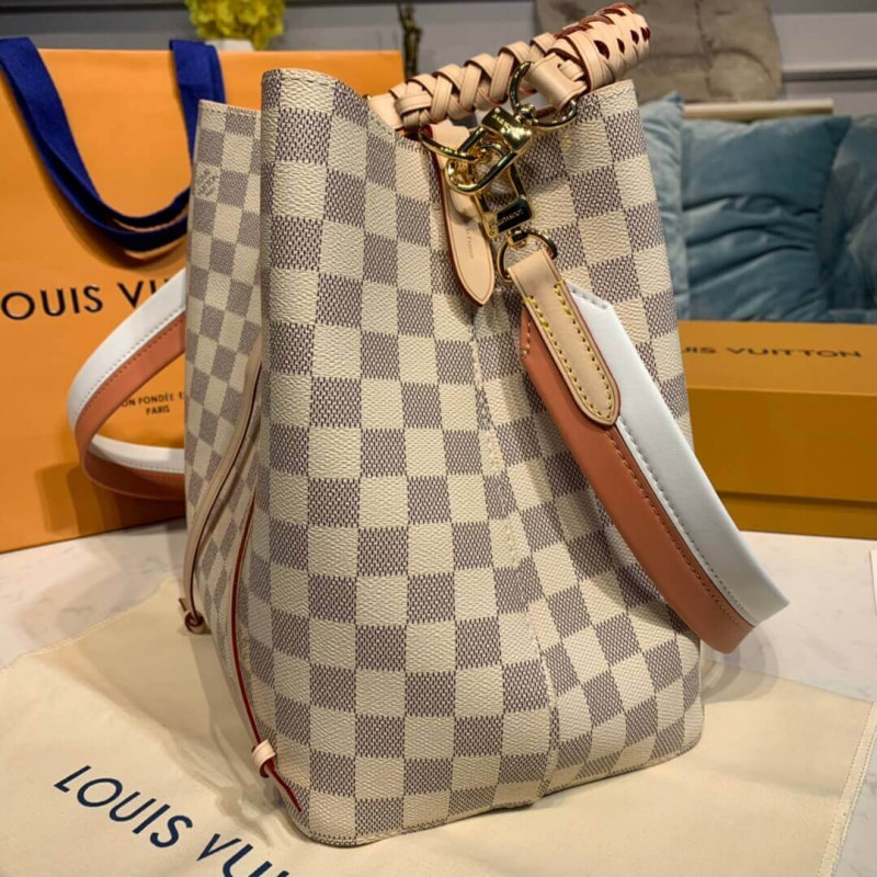 Wholesale Luxury Louis Vuitton Damier Azur Canvas Neonoe N40344 - Image 6