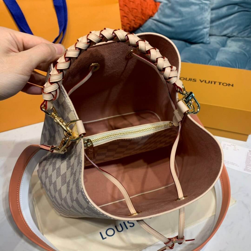 Wholesale Luxury Louis Vuitton Damier Azur Canvas Neonoe N40344 - Image 10