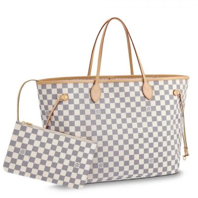 Wholesale Luxury Louis Vuitton Damier Azur Canvas Neverfull Gm N41360