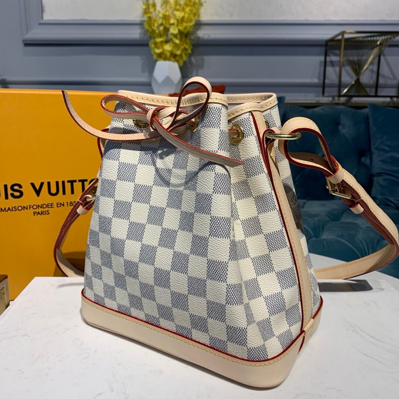 Wholesale Luxury Louis Vuitton Damier Azur Canvas Noe Bb N41220 - Image 3