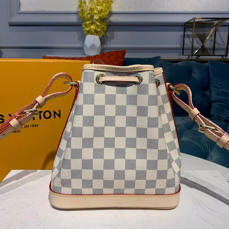 Wholesale Luxury Louis Vuitton Damier Azur Canvas Noe Bb N41220 - Image 4