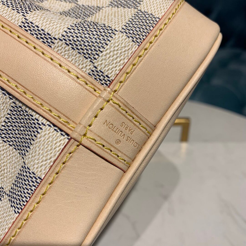Wholesale Luxury Louis Vuitton Damier Azur Canvas Noe Bb N41220 - Image 9