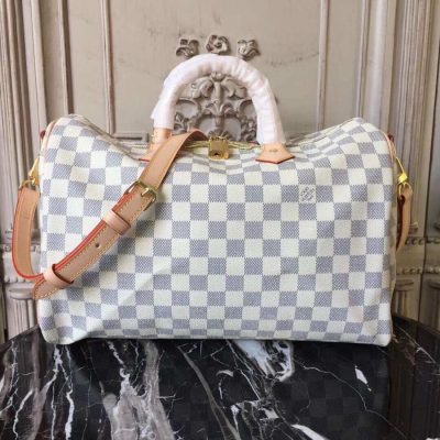 Alternative view of Wholesale Luxury Louis Vuitton Damier Azur Canvas Speedy Bandouliere 35 N41372