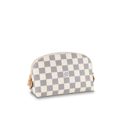Wholesale Luxury Louis Vuitton Damier Azur Cosmetic Pouch N60024