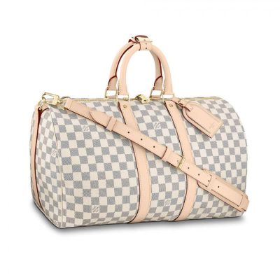 Wholesale Luxury Louis Vuitton Damier Azur Keepall Bandouliere 45 N41430