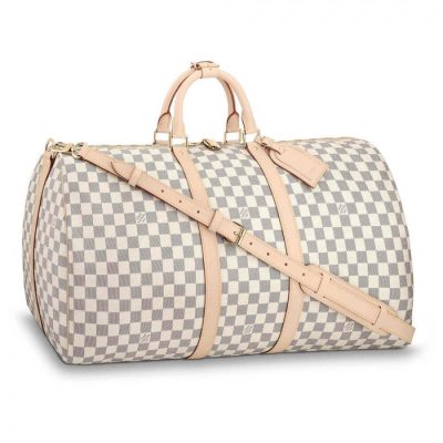 Wholesale Luxury Louis Vuitton Damier Azur Keepall Bandouliere 55 N41429