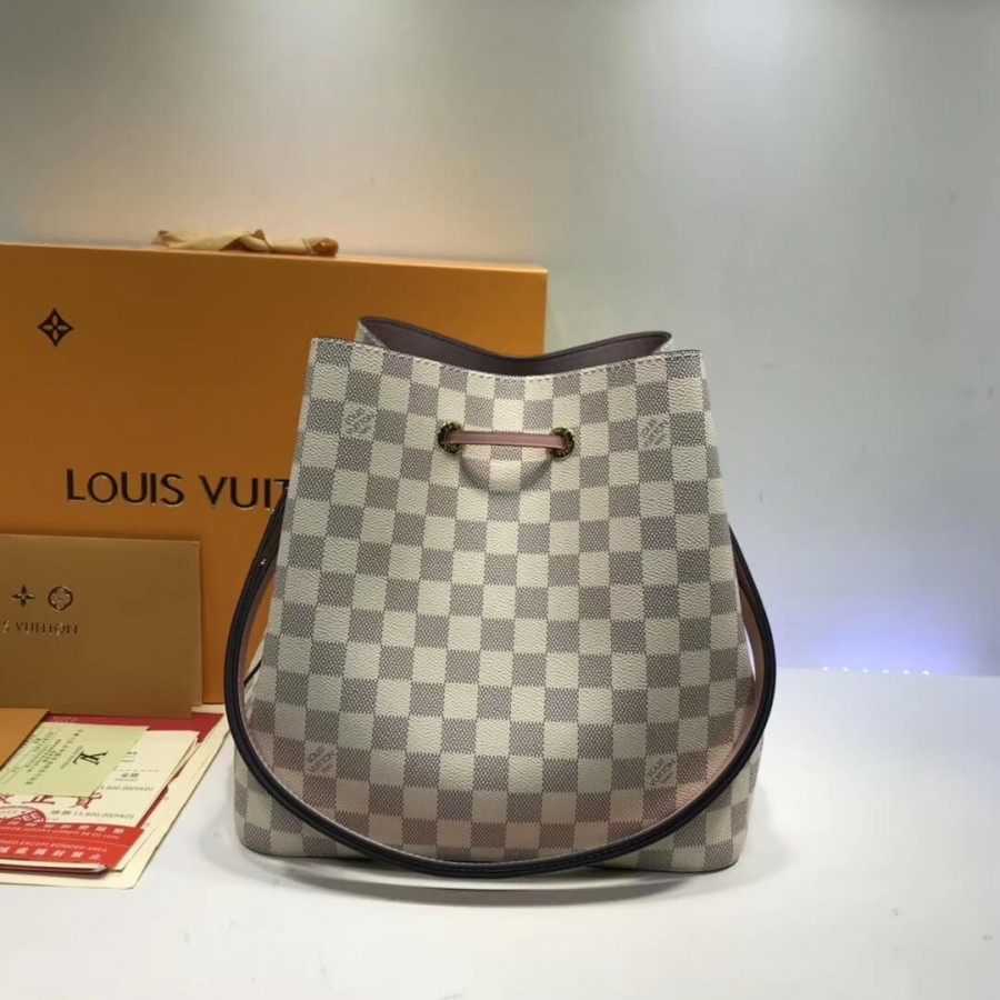 Wholesale Luxury Louis Vuitton Damier Azur Neonoe N40513 - Image 5