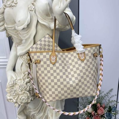 Alternative view of Wholesale Luxury Louis Vuitton Damier Azur Neverfull Mm N50047