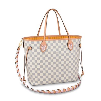 Wholesale Luxury Louis Vuitton Damier Azur Neverfull Mm N50047
