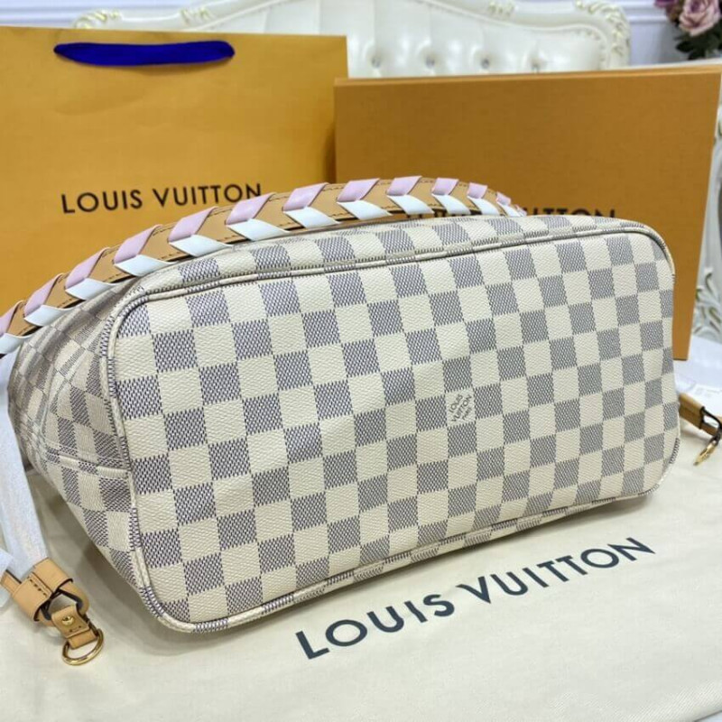 Wholesale Luxury Louis Vuitton Damier Azur Neverfull Mm N50047 - Image 6