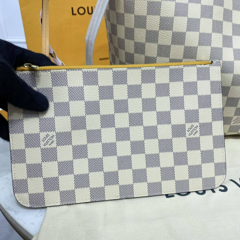 Wholesale Luxury Louis Vuitton Damier Azur Neverfull Mm N50047 - Image 9
