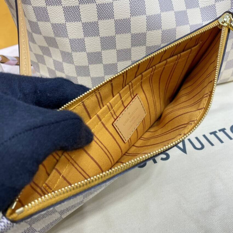 Wholesale Luxury Louis Vuitton Damier Azur Neverfull Mm N50047 - Image 10