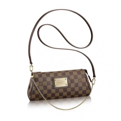 Wholesale Luxury Louis Vuitton Damier Ebene Canvas Eva Clutch N55213