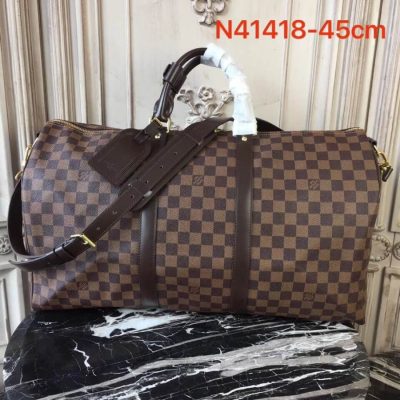 Alternative view of Wholesale Luxury Louis Vuitton Damier Ebene Canvas Keepall Bandouliere 45 N41428