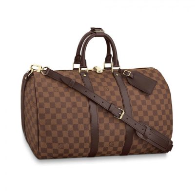 Wholesale Luxury Louis Vuitton Damier Ebene Canvas Keepall Bandouliere 45 N41428