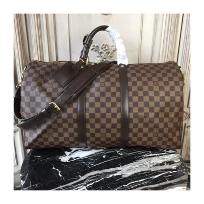 Alternative view of Wholesale Luxury Louis Vuitton Damier Ebene Canvas Keepall Bandouliere 50 N41427