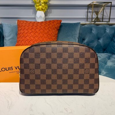 Alternative view of Wholesale Luxury Louis Vuitton Damier Ebene Canvas Toiletry Bag 25 N47624