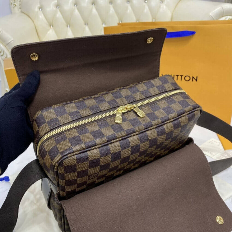 Wholesale Luxury Louis Vuitton Damier Ebene Naviglio Messenger Bag N45255 - Image 17