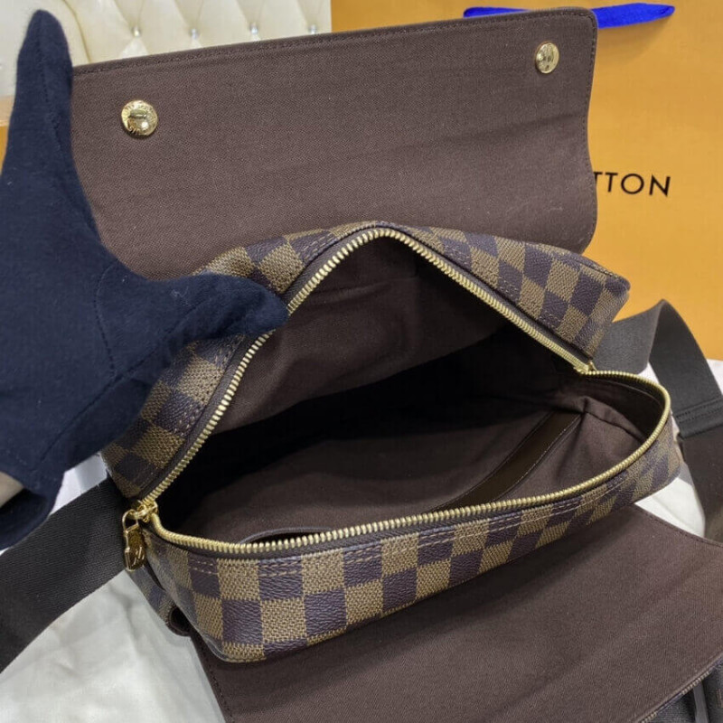 Wholesale Luxury Louis Vuitton Damier Ebene Naviglio Messenger Bag N45255 - Image 20