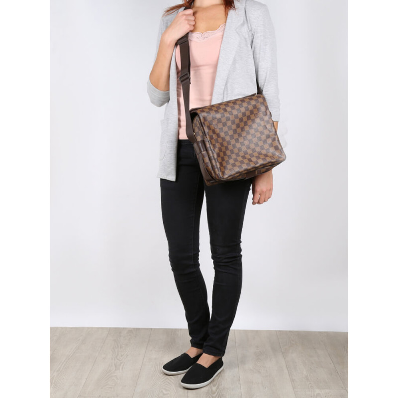 Wholesale Luxury Louis Vuitton Damier Ebene Naviglio Messenger Bag N45255 - Image 3
