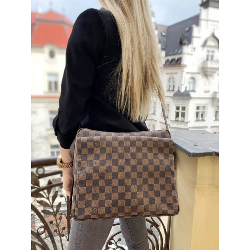 Wholesale Luxury Louis Vuitton Damier Ebene Naviglio Messenger Bag N45255 - Image 4