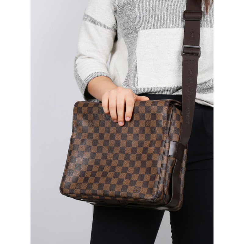 Wholesale Luxury Louis Vuitton Damier Ebene Naviglio Messenger Bag N45255 - Image 5