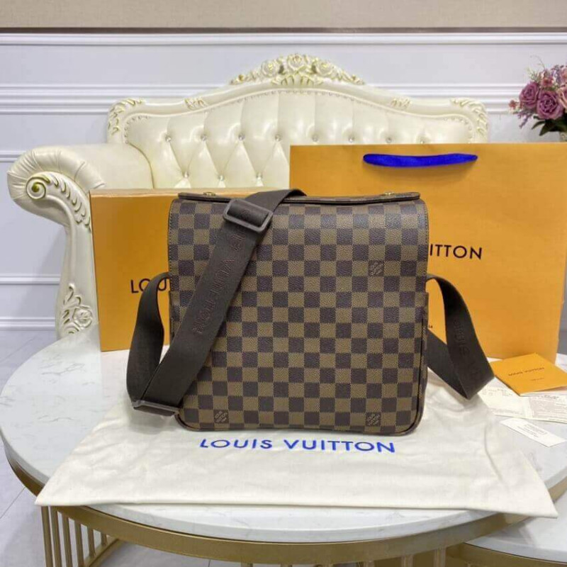 Wholesale Luxury Louis Vuitton Damier Ebene Naviglio Messenger Bag N45255 - Image 8