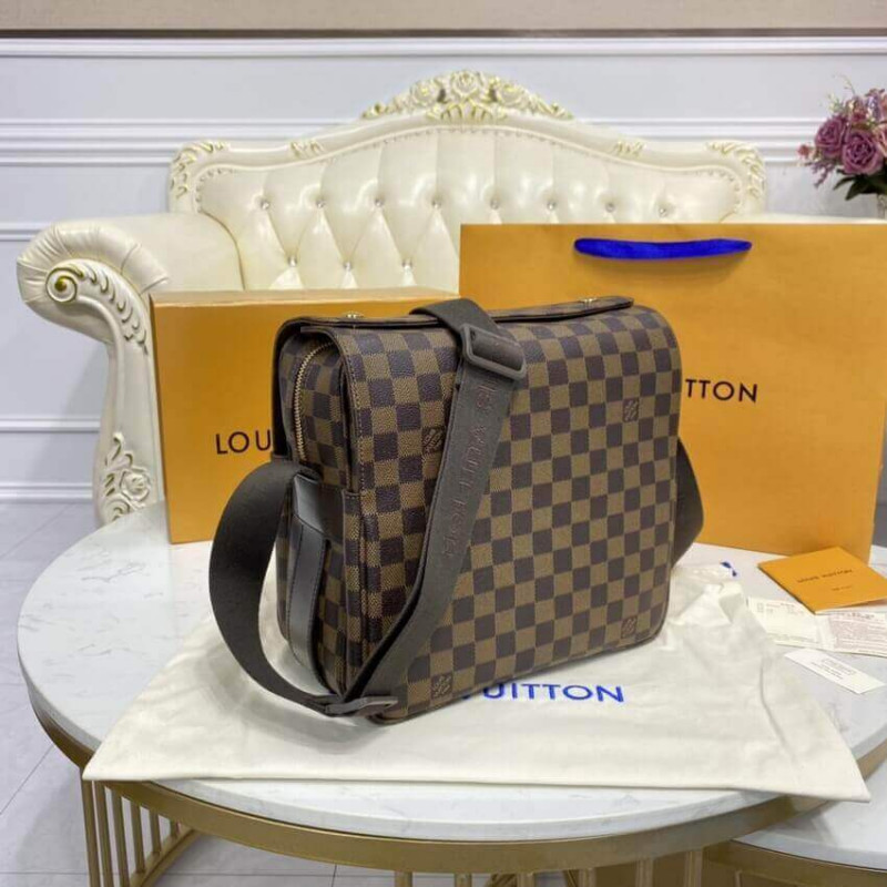 Wholesale Luxury Louis Vuitton Damier Ebene Naviglio Messenger Bag N45255 - Image 9