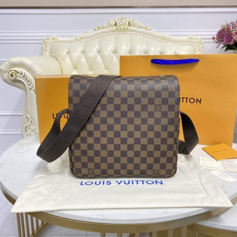 Wholesale Luxury Louis Vuitton Damier Ebene Naviglio Messenger Bag N45255 - Image 10