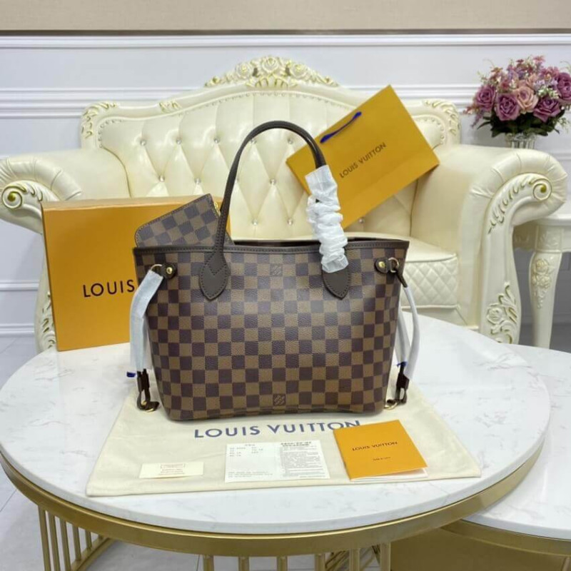 Wholesale Luxury Louis Vuitton Damier Ebene Neverfull Pm N41359 - Image 3