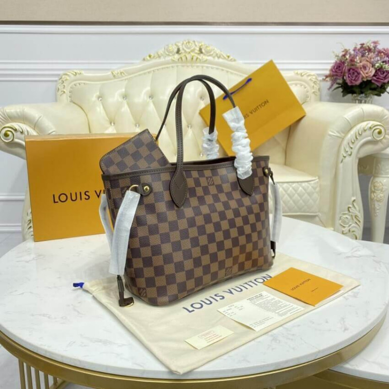 Wholesale Luxury Louis Vuitton Damier Ebene Neverfull Pm N41359 - Image 4