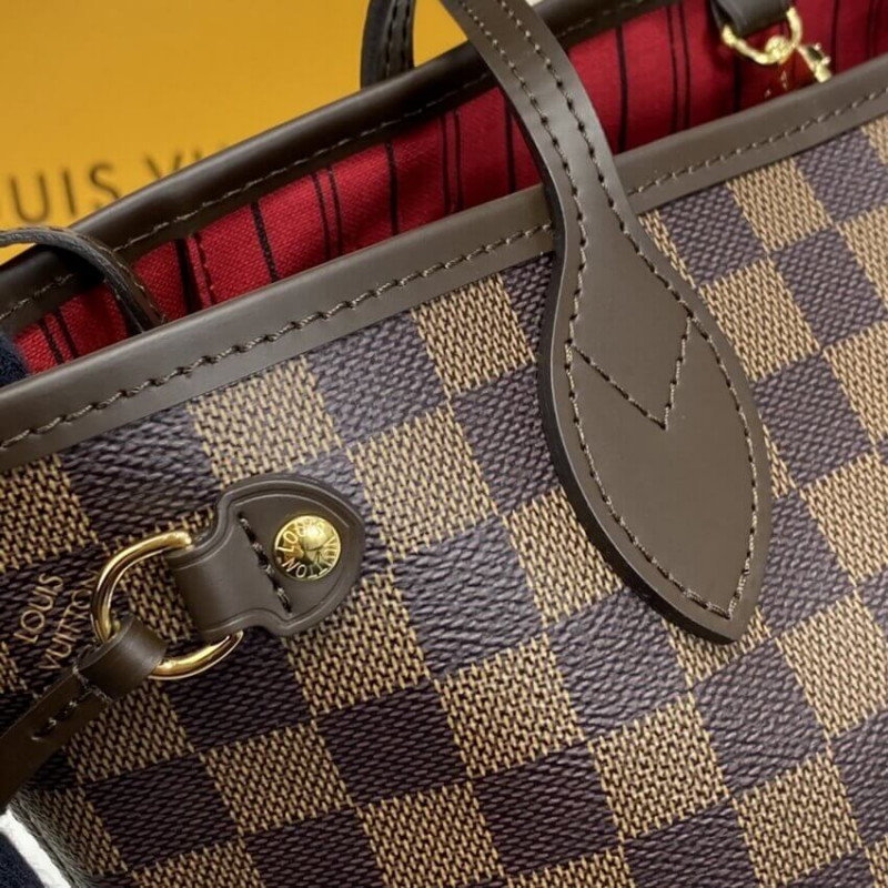 Wholesale Luxury Louis Vuitton Damier Ebene Neverfull Pm N41359 - Image 8