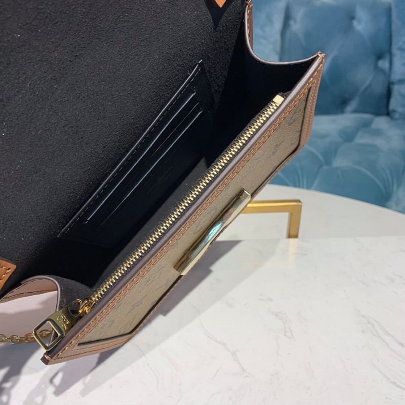 Wholesale Luxury Louis Vuitton Dauphine Chain Wallet M68746 - Image 11