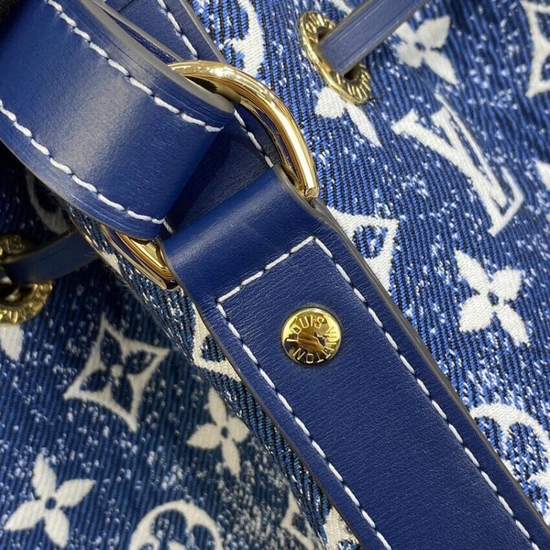 Wholesale Luxury Louis Vuitton Denim Jacquard Textil Petit Noe M59606 - Image 11