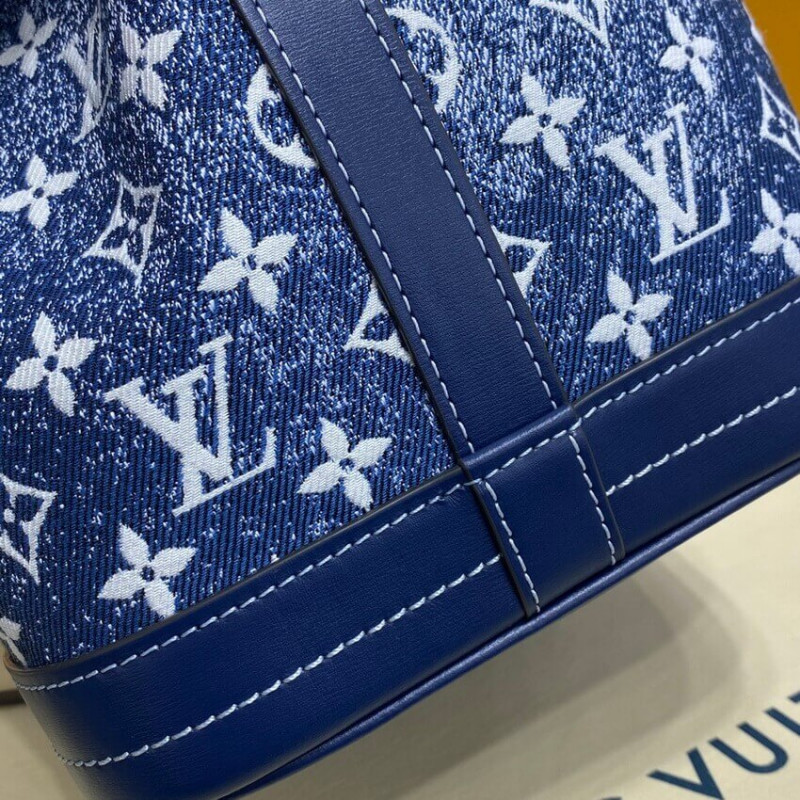 Wholesale Luxury Louis Vuitton Denim Jacquard Textil Petit Noe M59606 - Image 8