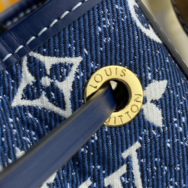 Wholesale Luxury Louis Vuitton Denim Jacquard Textil Petit Noe M59606 - Image 10