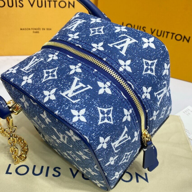Wholesale Luxury Louis Vuitton Denim Jacquard Textil Square Bag M59611 - Image 13
